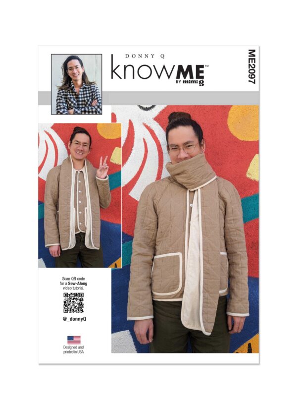 knowME Schnittmuster - ME2097 - Herrenjacke, Steppjacke