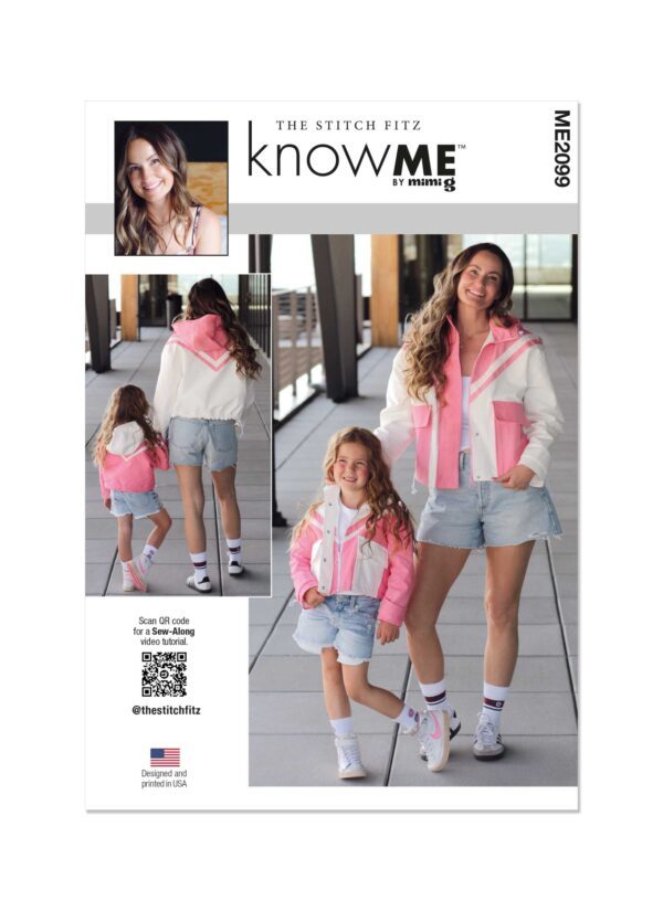 knowME Schnittmuster - ME2099 - Jacke im Partnerlook für Mama und Tochter