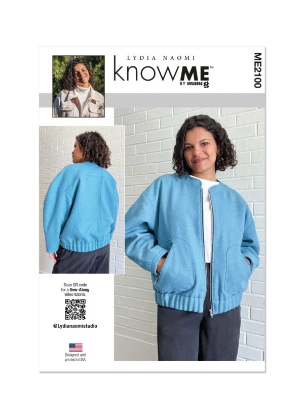 knowME Schnittmuster - ME2100 - lässige Blousonjacke für Damen