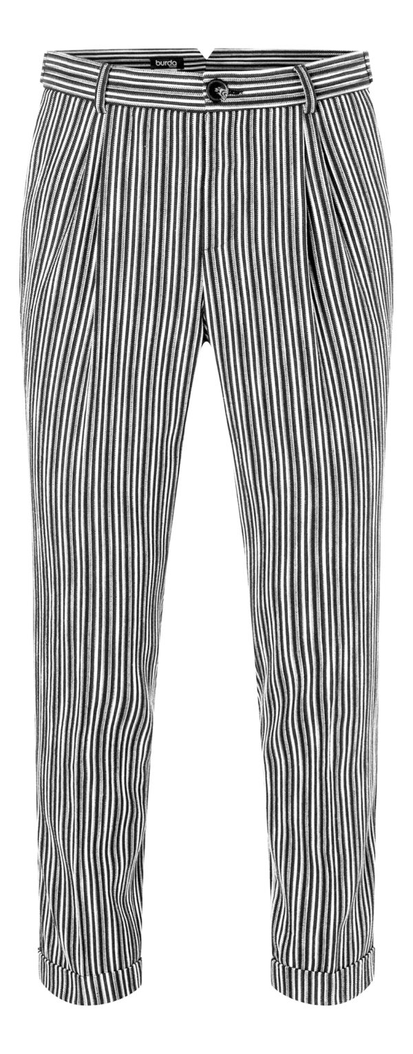 Burda Style Schnittmuster Nr. 5722 - Hose - Bundfaltenhose - Bügelfalten – Bild 6